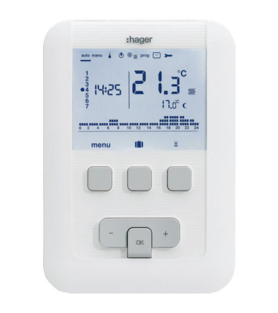 thermostat d'ambiance programmable modulant